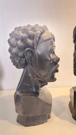 Busto Africano Arte Tribal (Ebano)