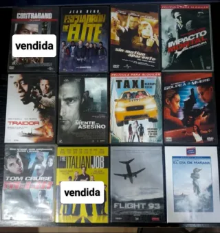 Pelis DVD Acción/Suspense - 1€ la unidad