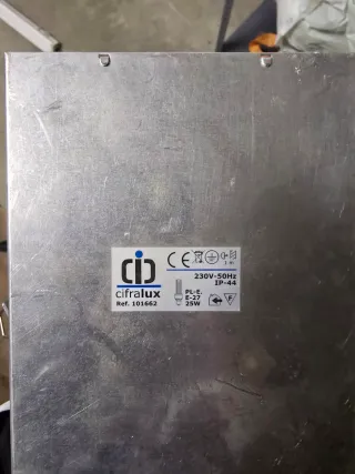 3 Módulos de luz empotrable cuadrado