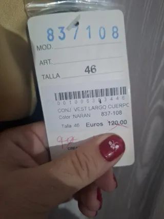 Vestido de fiesta negro y dorado sin estrenar