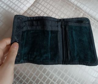 Monedero de tela bordado dragón