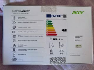 Tablet Acer Sospiro AS20WF 10.95 Pulgadas