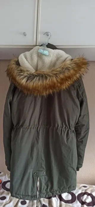 Abrigo/Chaquetón Chico Verde y Marrón