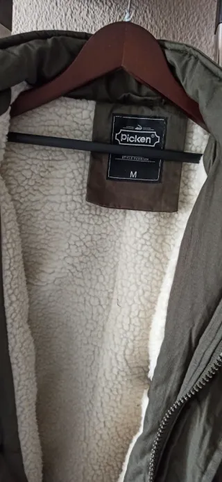 Abrigo/Chaquetón Chico Verde y Marrón