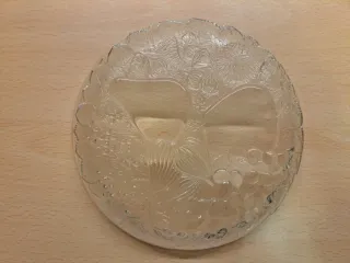 Coppia di piatti in vetro Borgonovo coll. Autunno