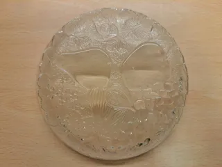 Coppia di piatti in vetro Borgonovo coll. Autunno