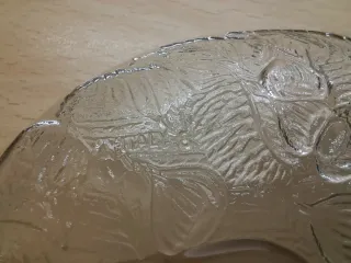 Coppia di piatti in vetro Borgonovo coll. Autunno