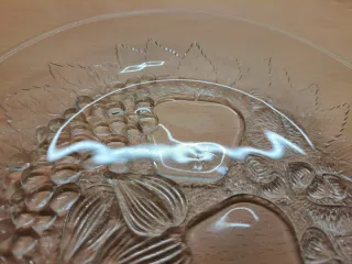 Coppia di piatti in vetro Borgonovo coll. Autunno