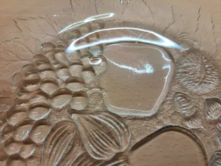 Coppia di piatti in vetro Borgonovo coll. Autunno