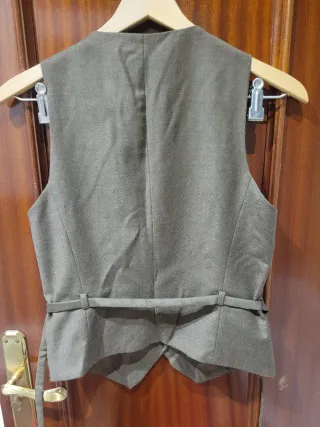 Chaleco Massimo Dutti Marrón