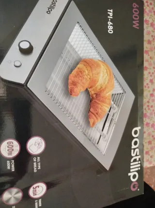 Tostador plano Bastilipo TPI-680 600W