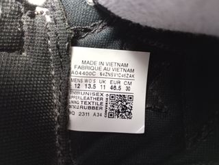 Converse Weapon Hi Talla 46.5 (12) Negro/Blanco