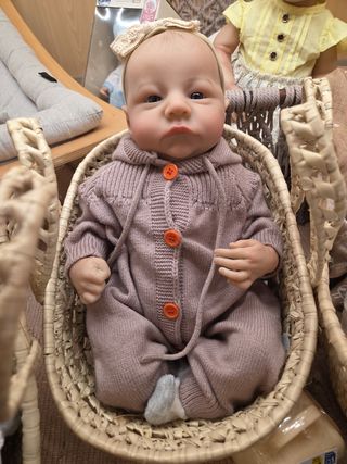 Muñeca Reborn Vinilo con cuerpo de tela