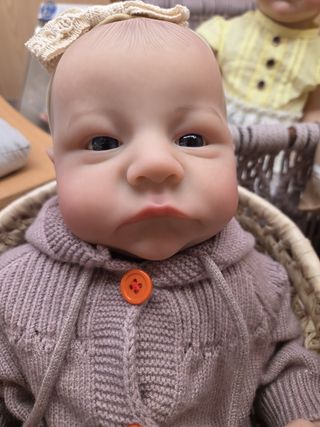 Muñeca Reborn Vinilo con cuerpo de tela