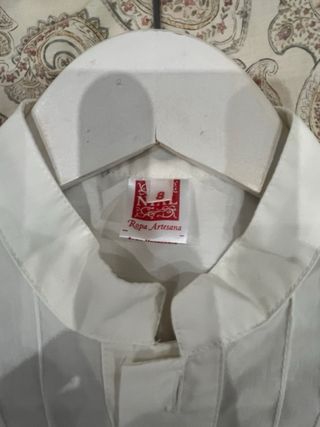 Camisa niño Fallero blanca Talla 8