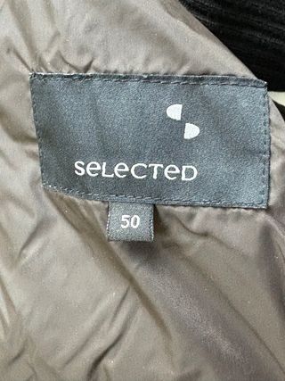 Chaqueta SELECTED marrón con chaleco