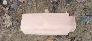 Remate angular teja cerámica mixta rojo