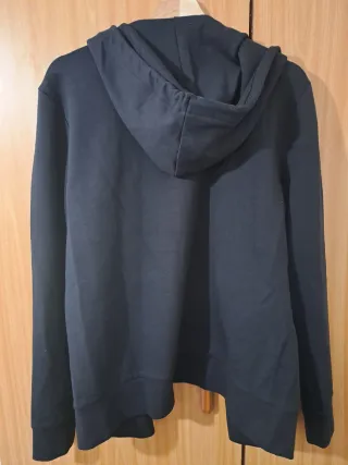 Sudadera Boss Negra con Cremallera