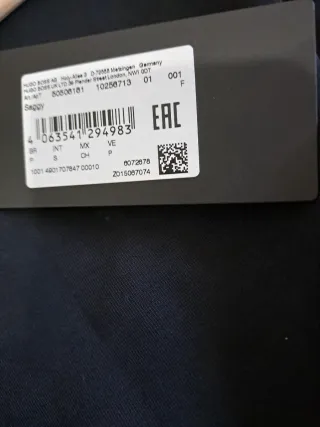 Sudadera Boss Negra con Cremallera