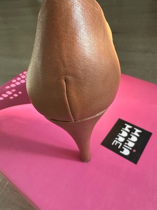 Zapatos D'Angela piel marrón talla 39