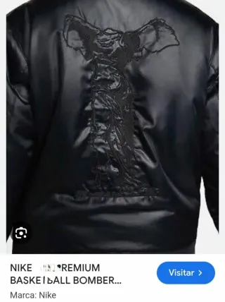 Chaqueta Nike Negra Roja Hombre Talla L