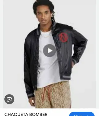 Chaqueta Nike Negra Roja Hombre Talla L