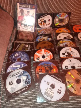 Consola PlayStation 2 Slim Negra + Juegos