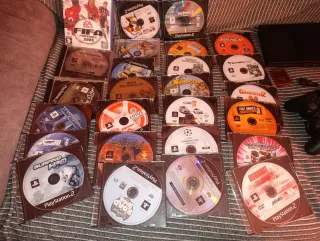 Consola PlayStation 2 Slim Negra + Juegos