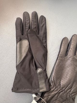 Guantes de piel Privata perforados