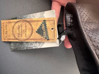 Guantes de piel Privata perforados