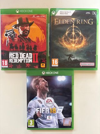 Pacchetto Giochi Xbox One: Red Dead II, Elden Ring, FIFA 18