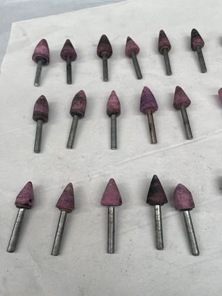 Lote de piedras abrasivas