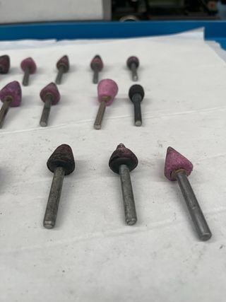 Lote de piedras abrasivas