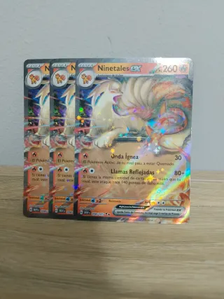 Pokémon Playset x3 Ninetales EX fase 1