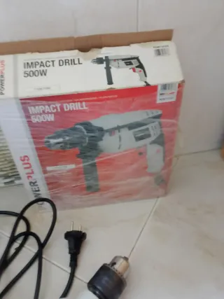 Taladro de impacto Powerplus 500W
