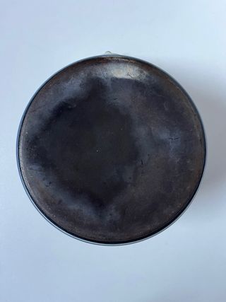 Bollitore smaltato con manico in legno