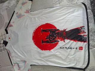 Camiseta de goku blanca  mas Tallas disponibles