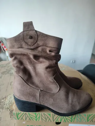 Botines Beige Talla 41