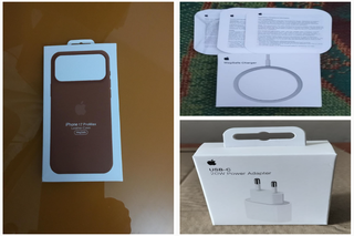 Funda iPhone 17 Pro Max Piel + Magsafe + Adaptador