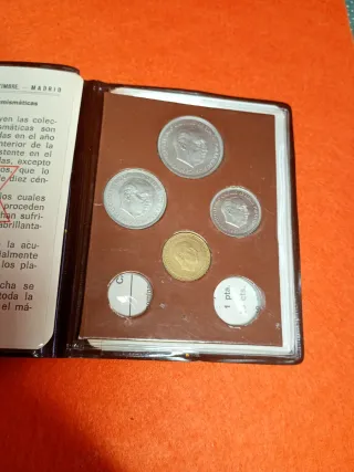 Colección de pruebas numismáticas 1975 completa