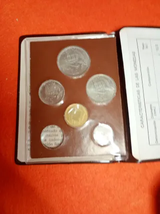 Colección de pruebas numismáticas 1975 completa