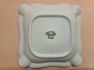 Coppia posacenere porcellana Thomas Ivory Bavaria