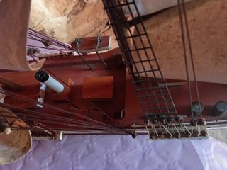 Maqueta de barco velero grande