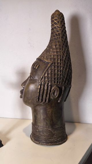 Cabeza Reina Idia Bronce Benin