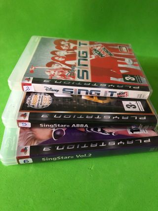 Playstation 3 Singstar Juegos (3 Uds)