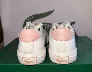 Zapatillas Lacoste Blancas Rosas