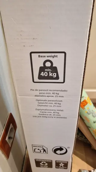 Parasol Balcón 180x130cm