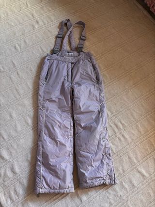 Pantalones de nieve con tirantes