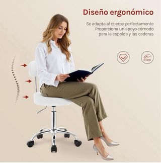 Taburete Oficina Giratorio