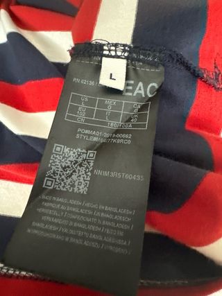 Camiseta Guess Rayas Talla L